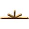 Ekena Millwork Saratoga Rough Sawn Timber Gable Bracket, Western Red Cedar, 72"W x 27"H x 4"D x 4"F, 9/12 Pitch GBW072X27X0404SAR00RWR - alternate 5
